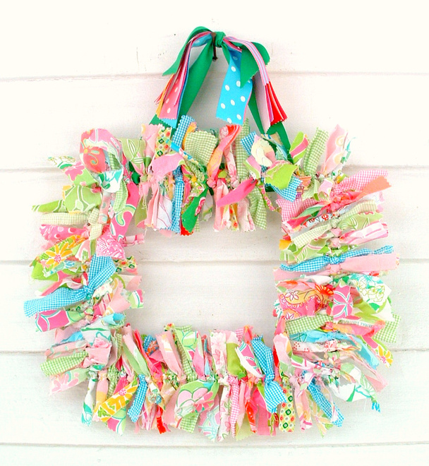 Rag Wreath