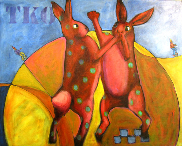 Cross Hares art