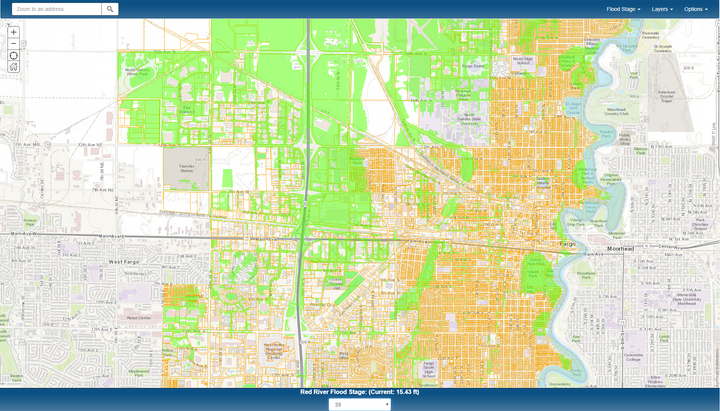 Floodmap 39 feet