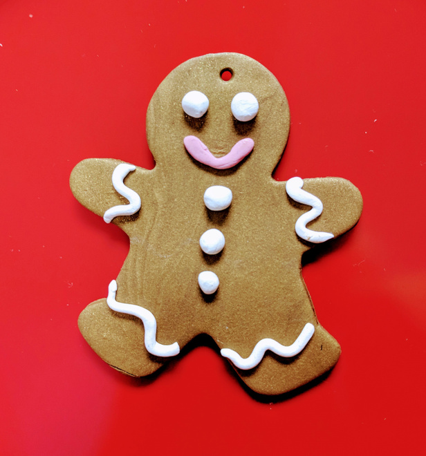 Clay Gingerbread Man