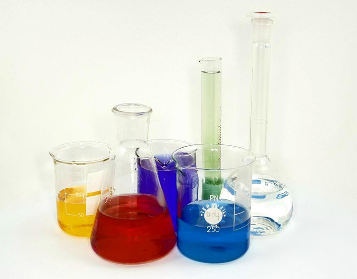 Chemistry lab glassware