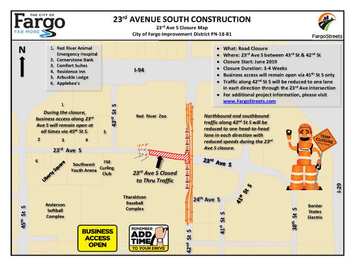 23rd Ave S Closure
