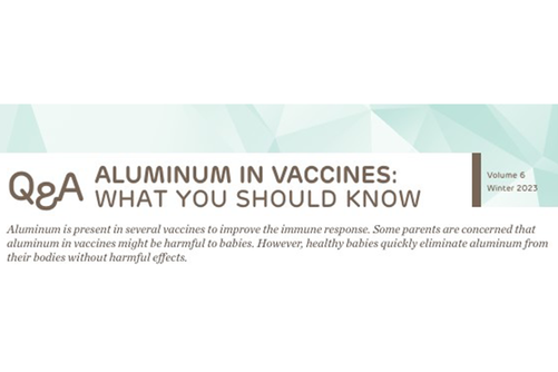 Vaccine Education Center at Children's Hospital of Philadelphia - Aluminum in Vaccines