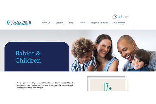 Vaccinate Your Family - Babies & Children