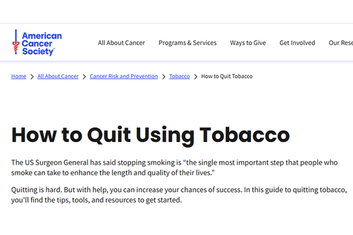 American Cancer Society