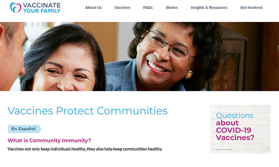Vaccinate Your Family - Vaccines Protect Communities