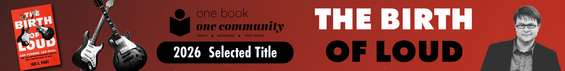 One Book One Community 2026 wide graphic