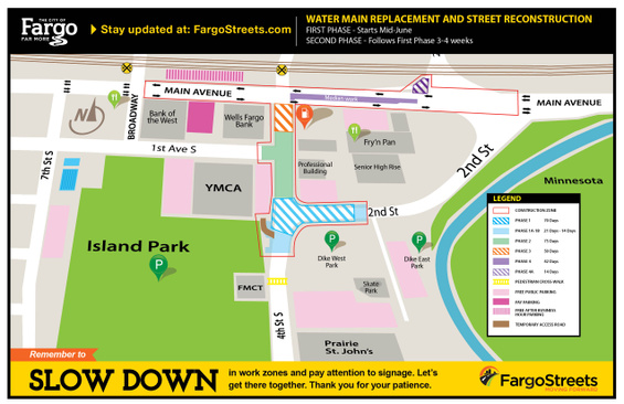 Downtown 4th Street YMCA Project Map