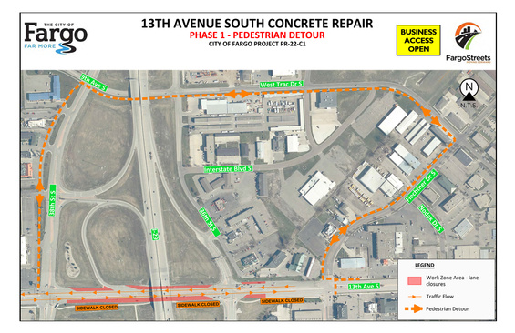 PR-22-C1 Phase 1 Ped Detour