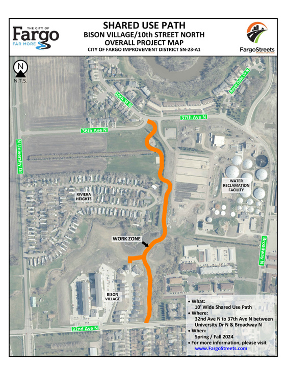 Bison Shared Use Path - Revised 3-21-22