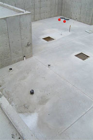 Two Sump Pump Pits