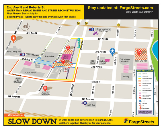 2nd Ave. N Project Map Overview