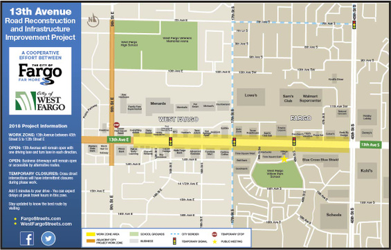 13th Avenue Road Reconstruction and Infrastructure Improvement Zone