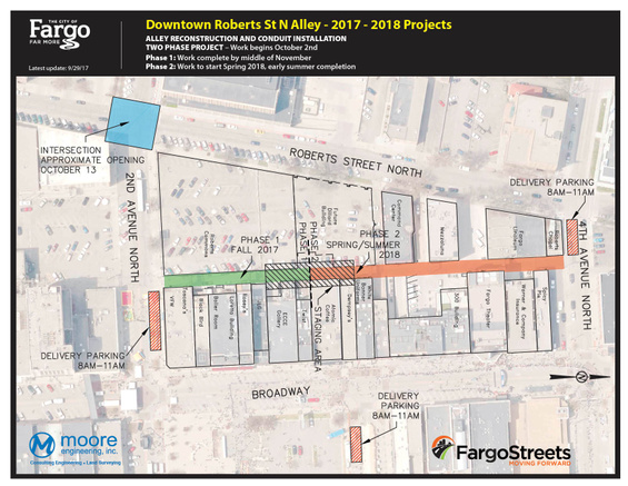 Adjacent Project: Roberts Street Alley Reconstruction