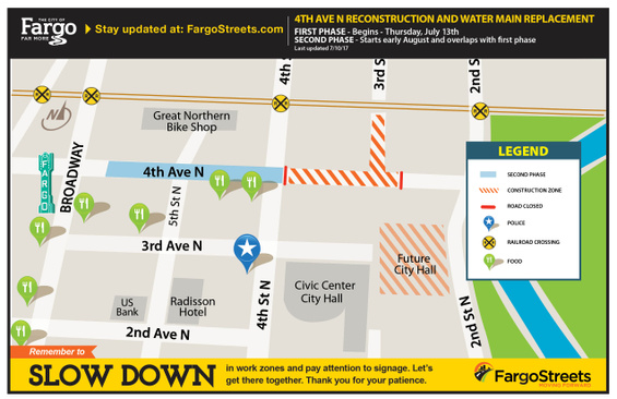 4th Avenue N Project Overview Map