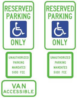 ADA Parking Sign