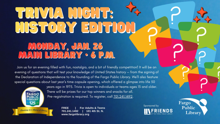 Trivia Night: History Edition graphic