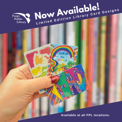 3 new library card designs 2026