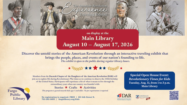 The American Revolution Experience exhibit graphic