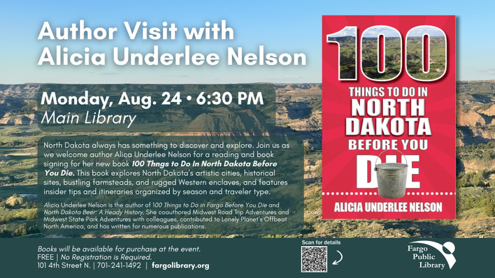 Author Alicia Underlee Nelson event graphic