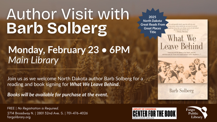 Barb Solberg author event