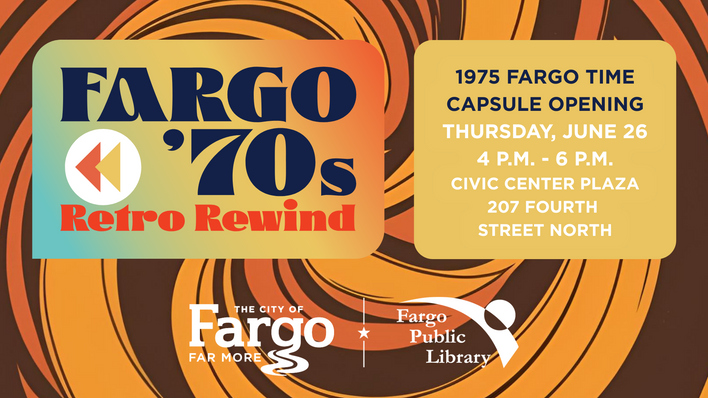 Fargo '70s Retro Rewind Capsule Opening Invite graphic
