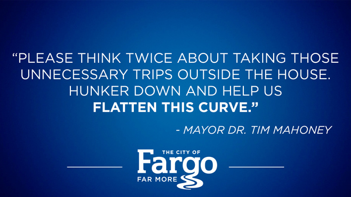  "Flatten this curve."