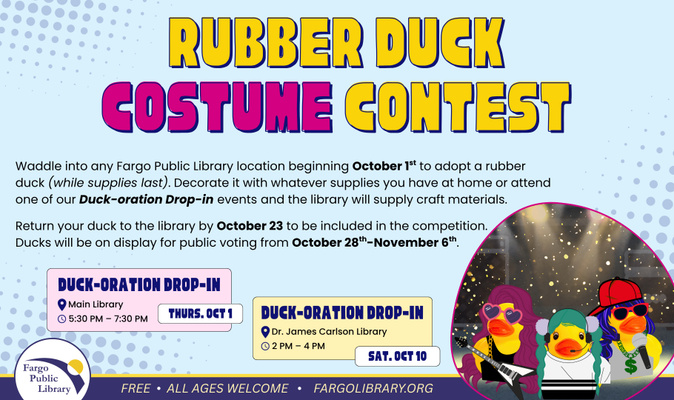 Rubber Duck Costume Contest graphic
