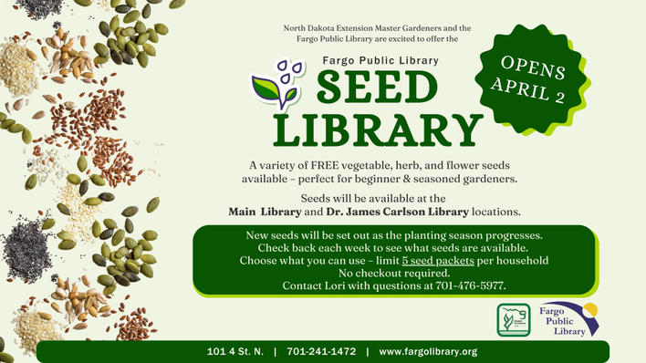 Seed Library 2025 graphic