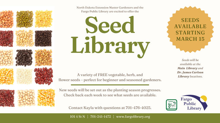 Seed Library 2024 graphic