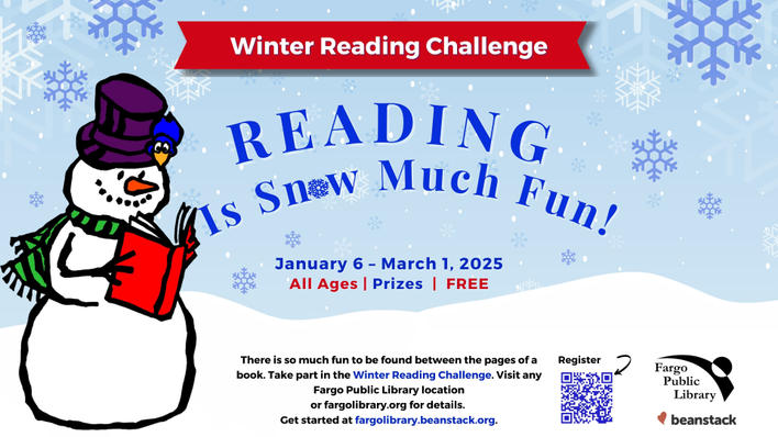 Winter Reading Challenge graphic 2025