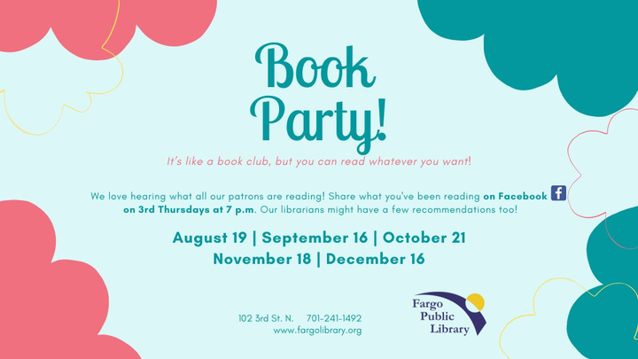Book Party online fall 2021