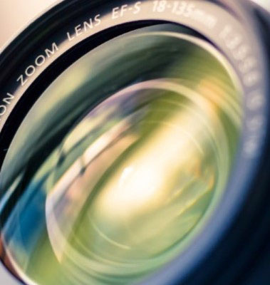 Camera lens cropped