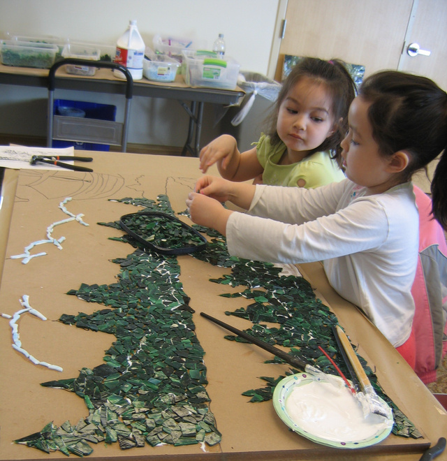 Carlson Library branch mosaic project