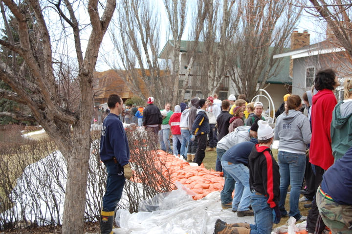 Flood sandbagging