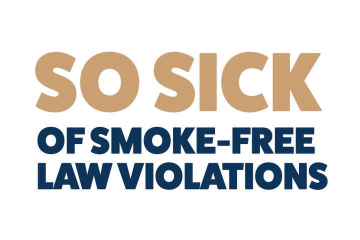 So Sick Smoke-Free Law Violations Logo