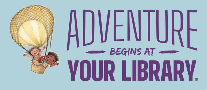 SRC 2024 Adventure Begins at Your Library art
