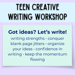 Teen creative writing Feb