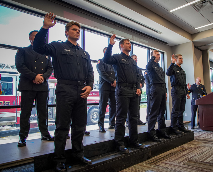 Class X Fargo Fire Department Graduates