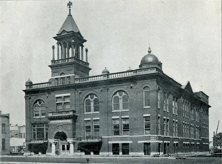 Fargo's Masonic Temple circa 1900