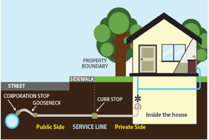 Service line infographic