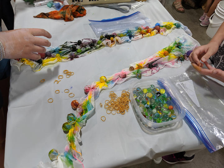 Silk Dyeing craft