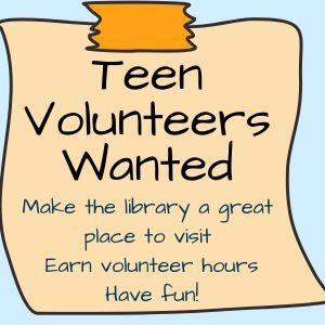 Teen volunteers wanted