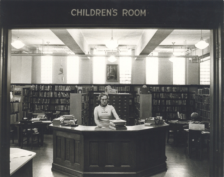 Carnegie Library Children's Room entrance