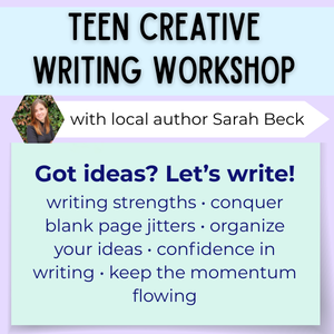 Teen creative writing workshops