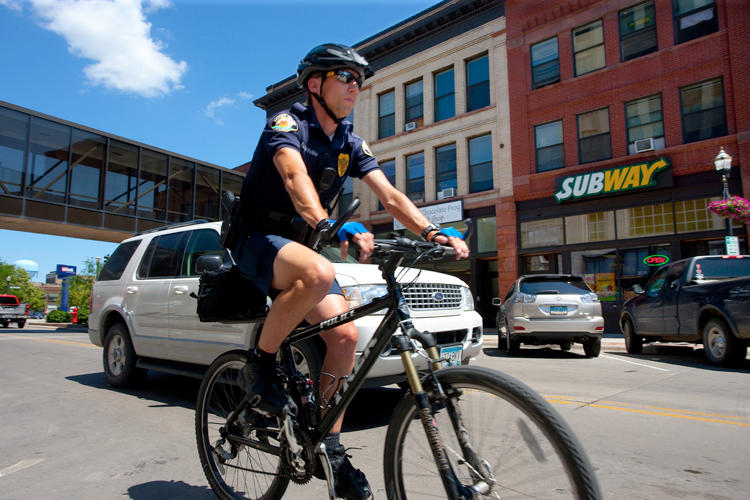 Downtown bike ride best sale